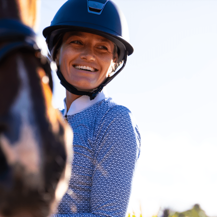 'Bits & Pieces' Bright Navy Show Shirt